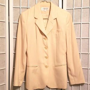 CRESSON YELLOW  SUIT JACKET SZ 55/SMALL